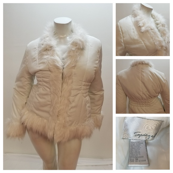 Spiegel Jackets & Blazers - Spiegel Womens Coat Plus Size 18 White